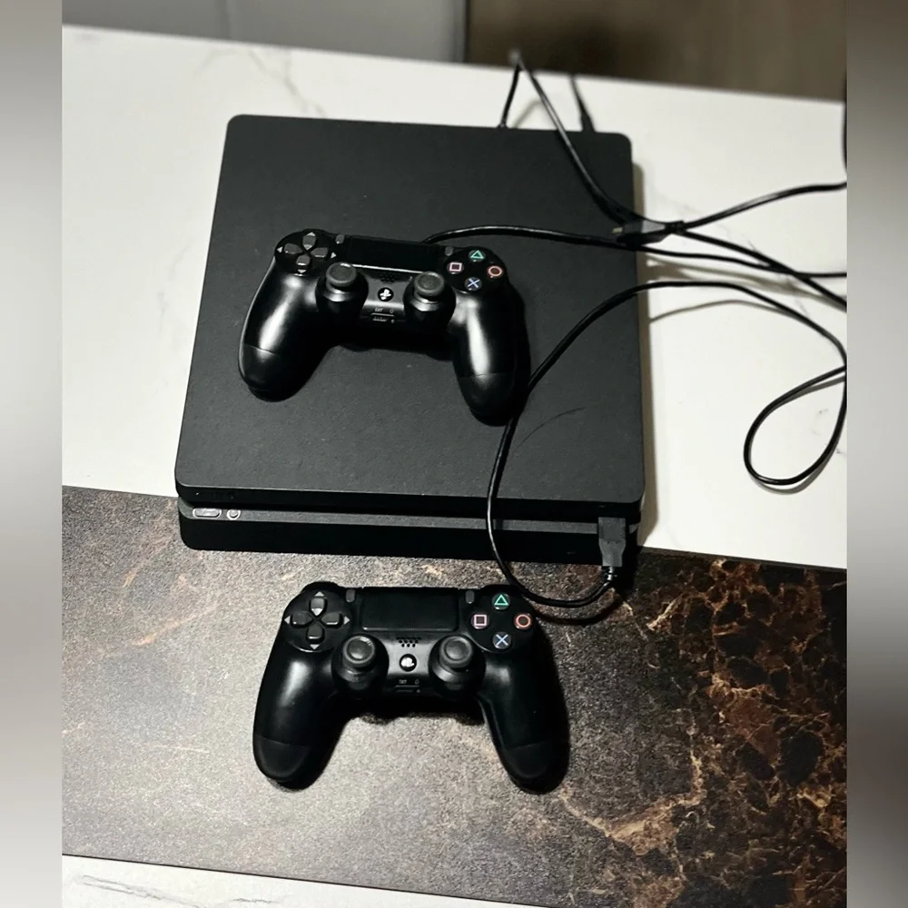 SONY PS4 PlayStation 4 Pro Jet Black 1TB (New Console with Controllers